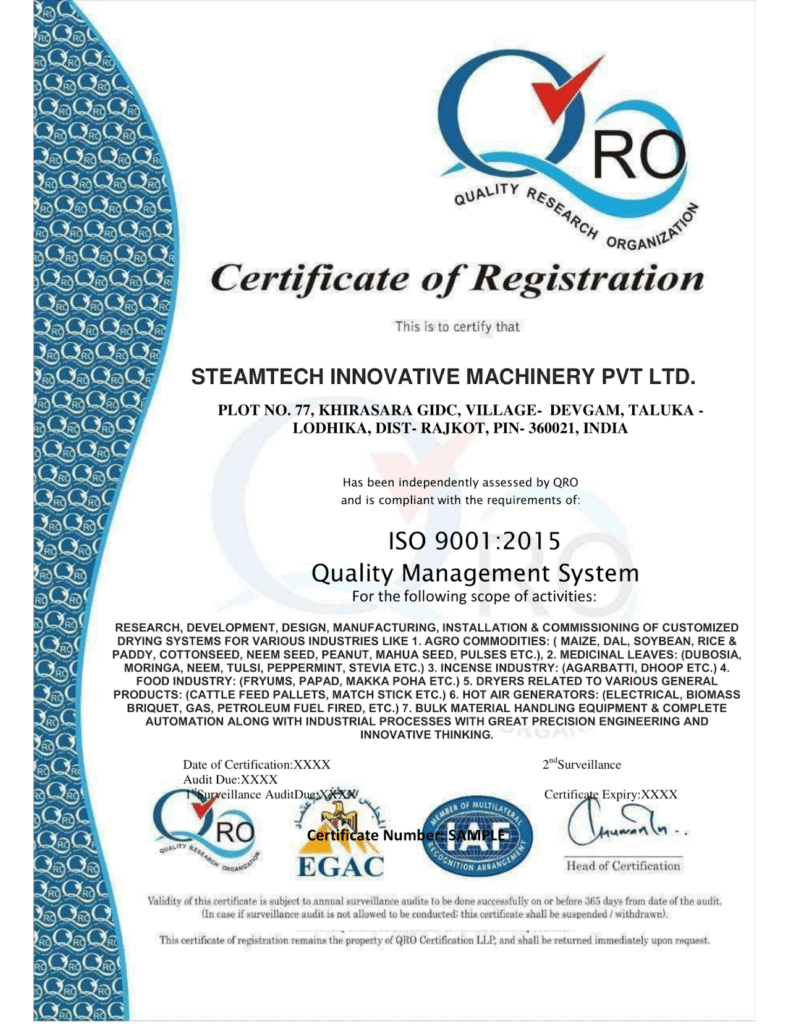 ISO 9001 QRO EGAC